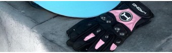 PINK CARBON POLO GLOVES