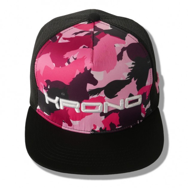 Krono Pink Horse Camo Cap