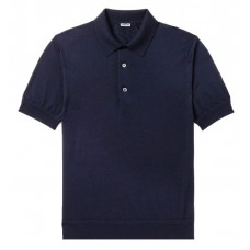 Cashmere and Silk Polo Shirt