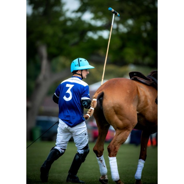 Light Blue Polo Helmet