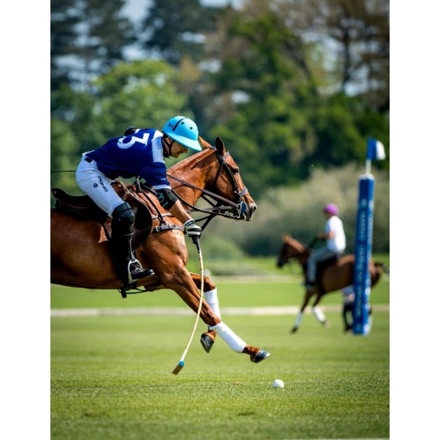 Light Blue Polo Helmet