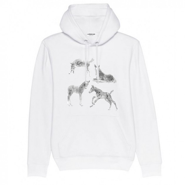 Playing Foal Hoodie Playing Foal Hoodie