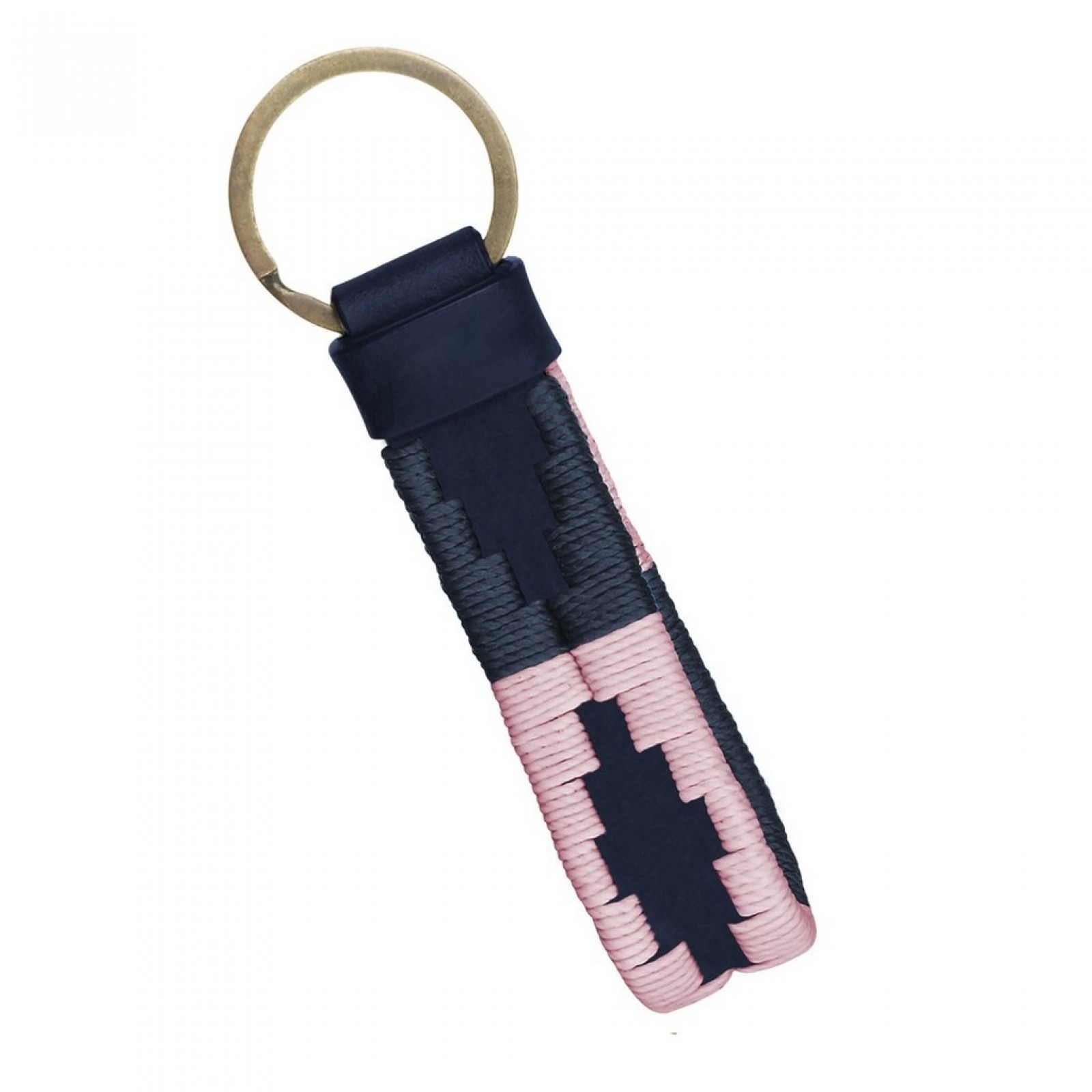 Leather Keyring "Blue & Pink" Leather Keyring "Blue & Pink"