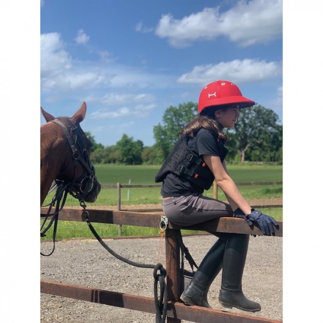 Red Polo Helmet