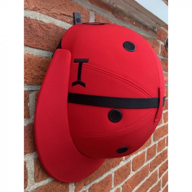 Red Polo Helmet