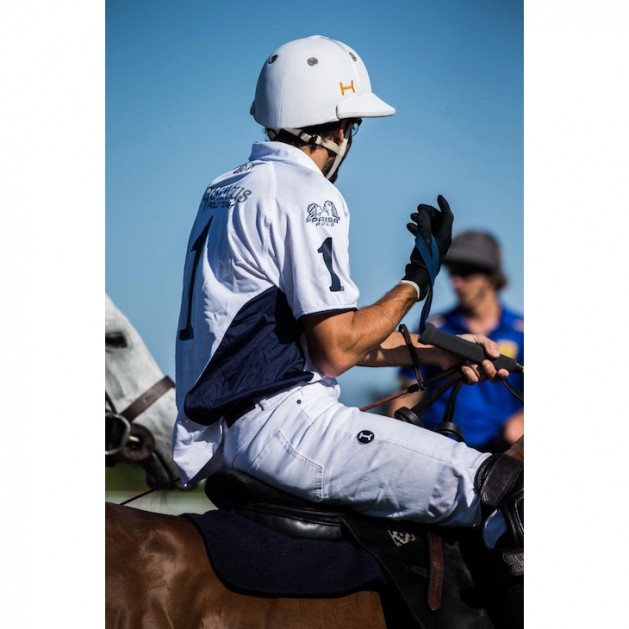 White Polo Helmet