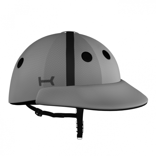 Grey Polo Helmet