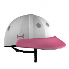 White and Pink Helmet