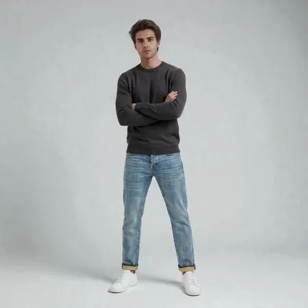 Cashmere Crewneck Charcoil Cashmere Crewneck Charcoil