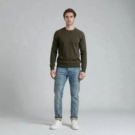 Cashmere Crewneck Green Cashmere Crewneck Green