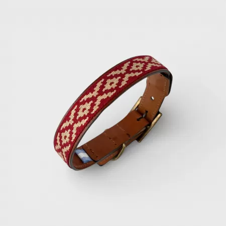 DOG COLLAR - GAUCHO RED DOG COLLAR - GAUCHO RED