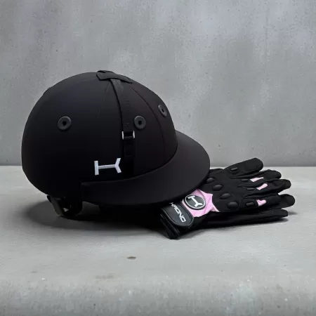 Black Polo Helmet