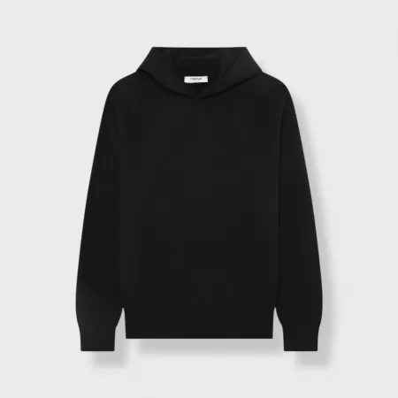 Cashmere Chukka Hoodie Black Cashmere Chukka Hoodie Black