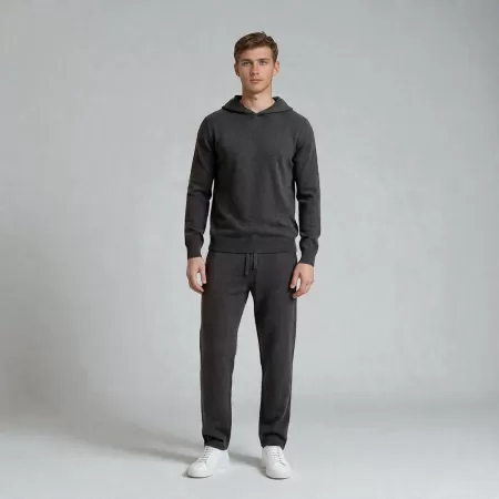 Cashmere Chukka Hoodie Charcoil Cashmere Chukka Hoodie Charcoil