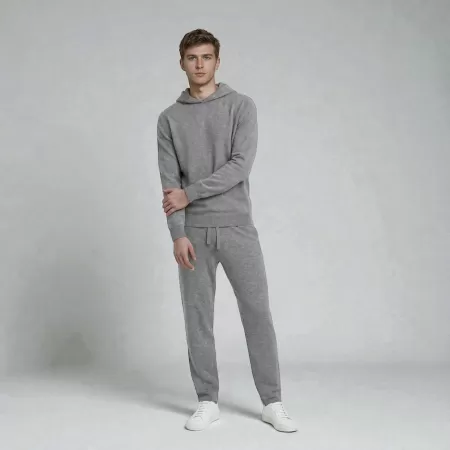 Cashmere Chukka Hoodie Grey Cashmere Chukka Hoodie Grey