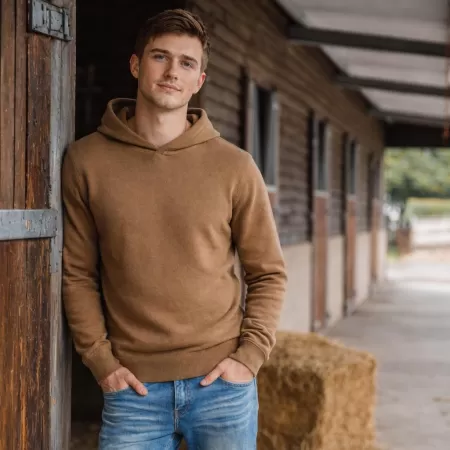 Cashmere Chukka Hoodie Light Brown Cashmere Chukka Hoodie Light Brown