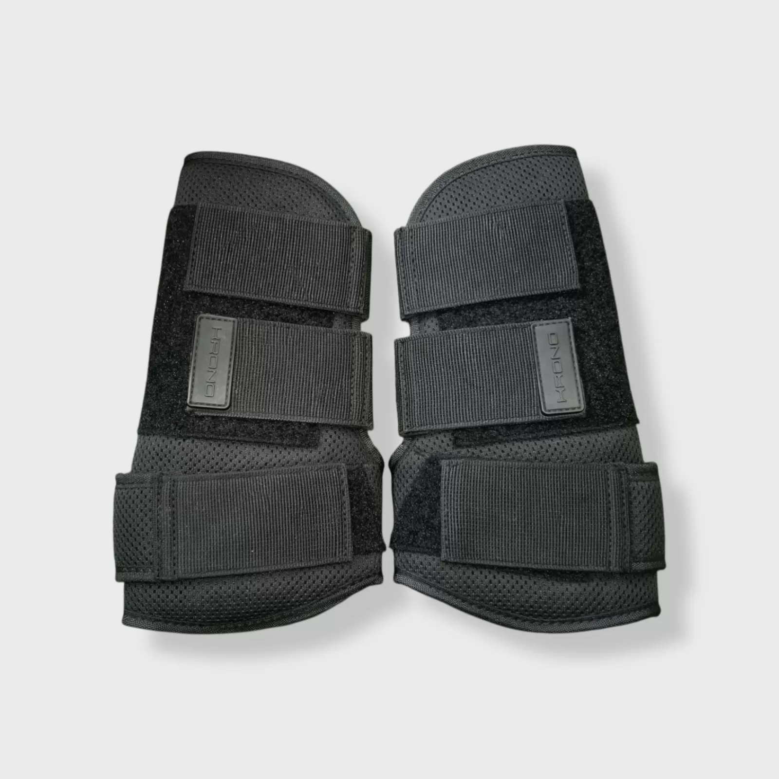 Krono Horse Boots Front Black