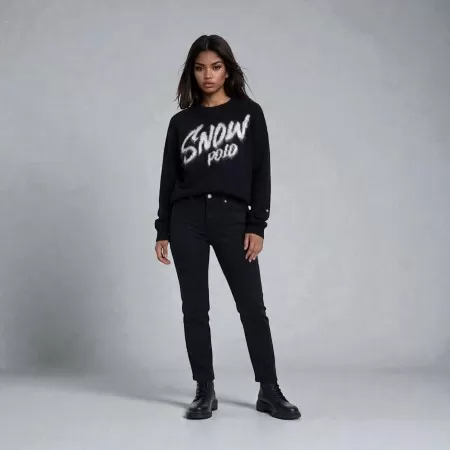 Snow Polo Mohair Sweatshirt