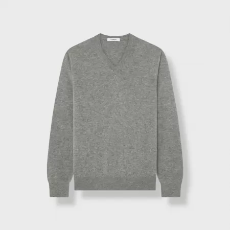 Cashmere V-Neck Grey Cashmere V-Neck Grey