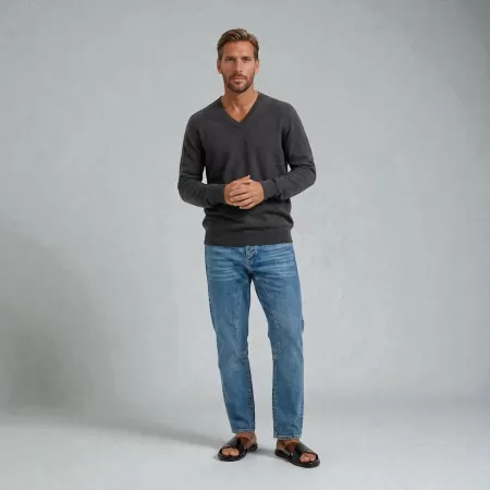 Cashmere V-Neck Charcoil Cashmere V-Neck Charcoil