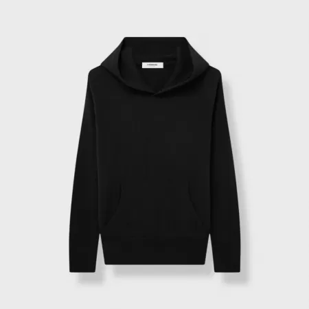 Cashmere Chukka Hoodie Black