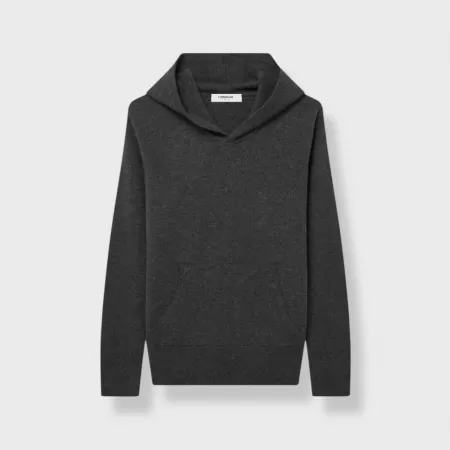 Cashmere Chukka Hoodie Charcoil