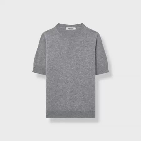 Cashmere T-Shirt Grey