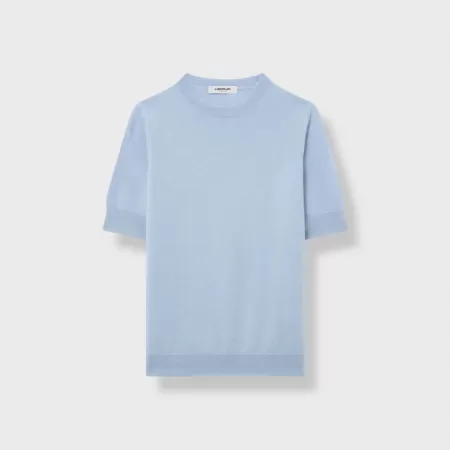 Cashmere T-Shirt Light Blue