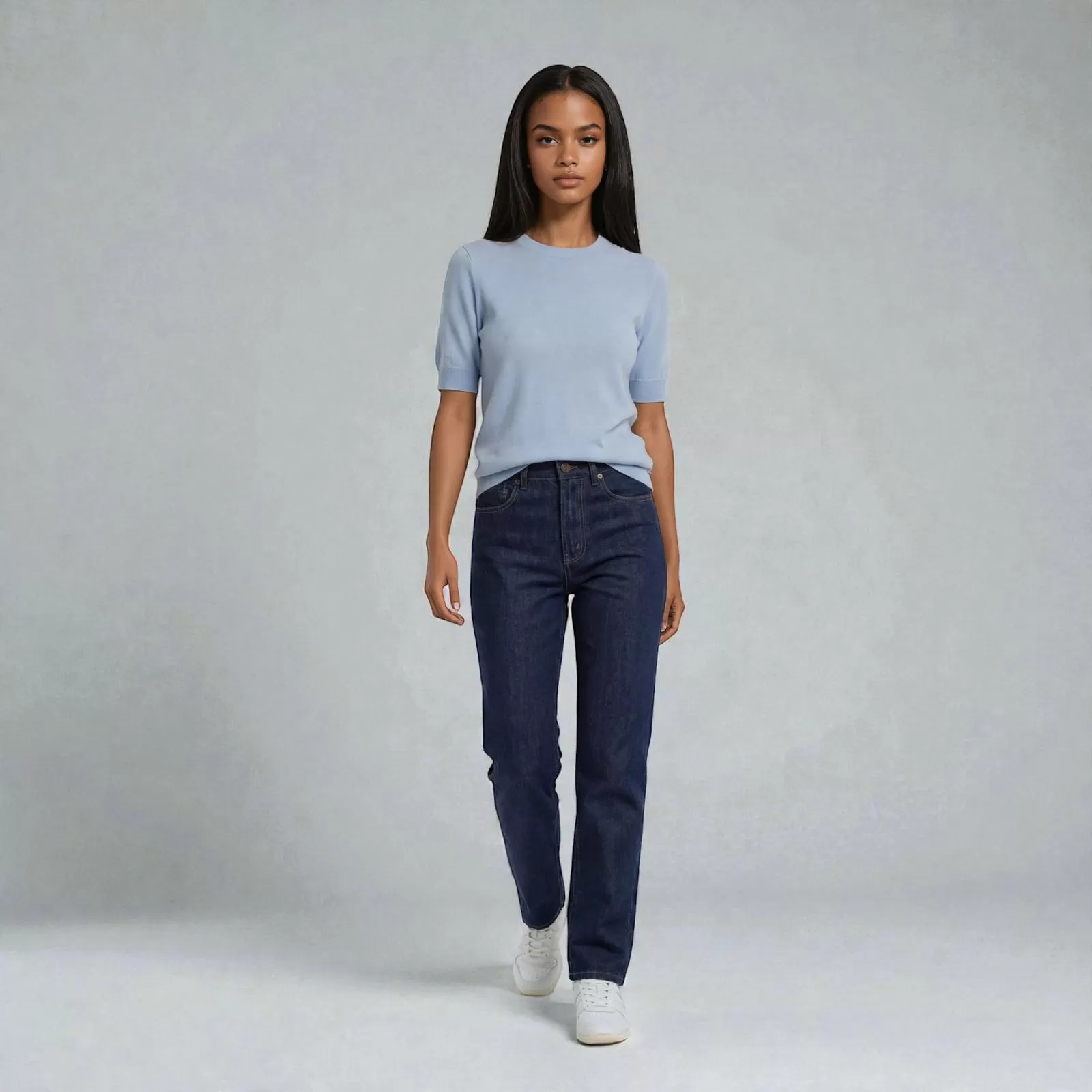 Cashmere T-Shirt Light Blue Cashmere T-Shirt Light Blue