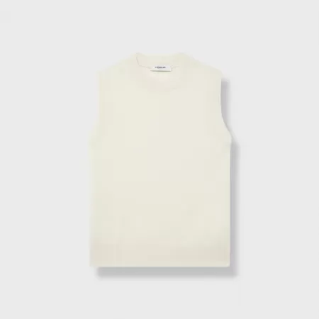 Cashmere Tank Top Light Beige