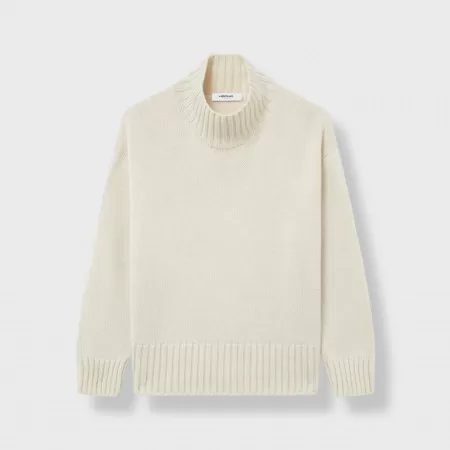 Cashmere Turtle Neck Sweater Light Beige