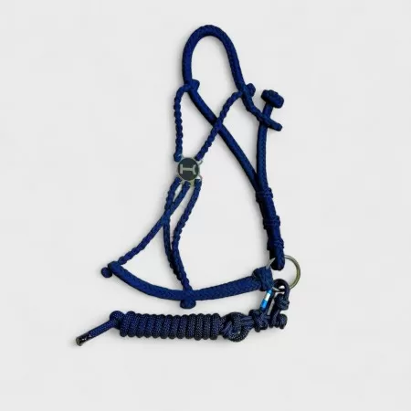 Nylon Braided Halter Blue