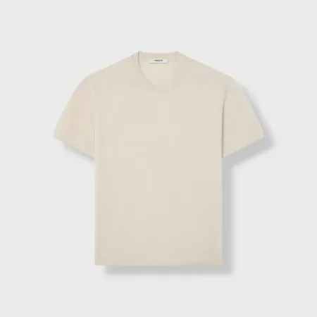 Cashmere T-Shirt Beige