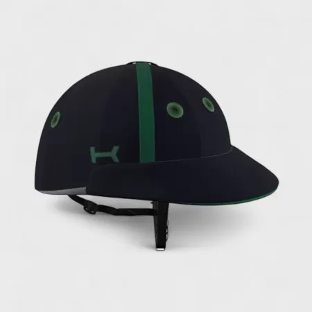 Black and Green Polo Helmet
