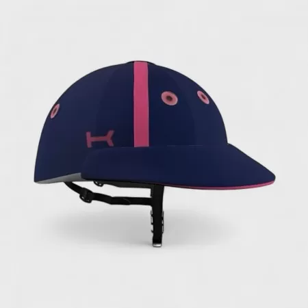 Navy and Pink Helmet