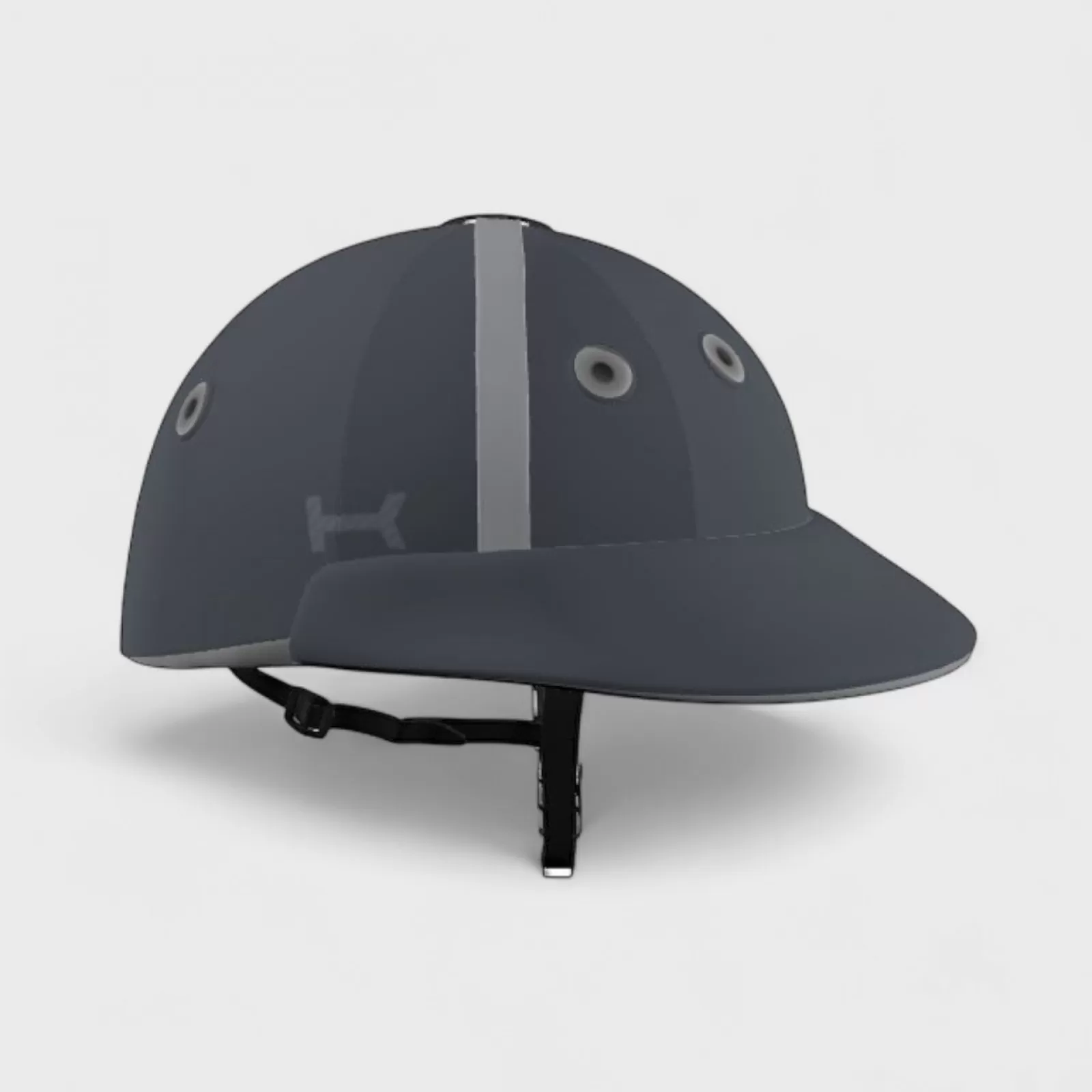 Dark Grey Polo Helmet