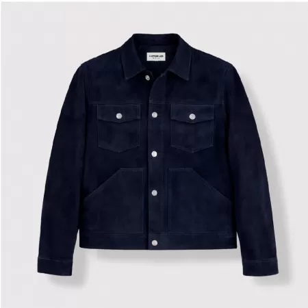 Suede Trucker Jacket 