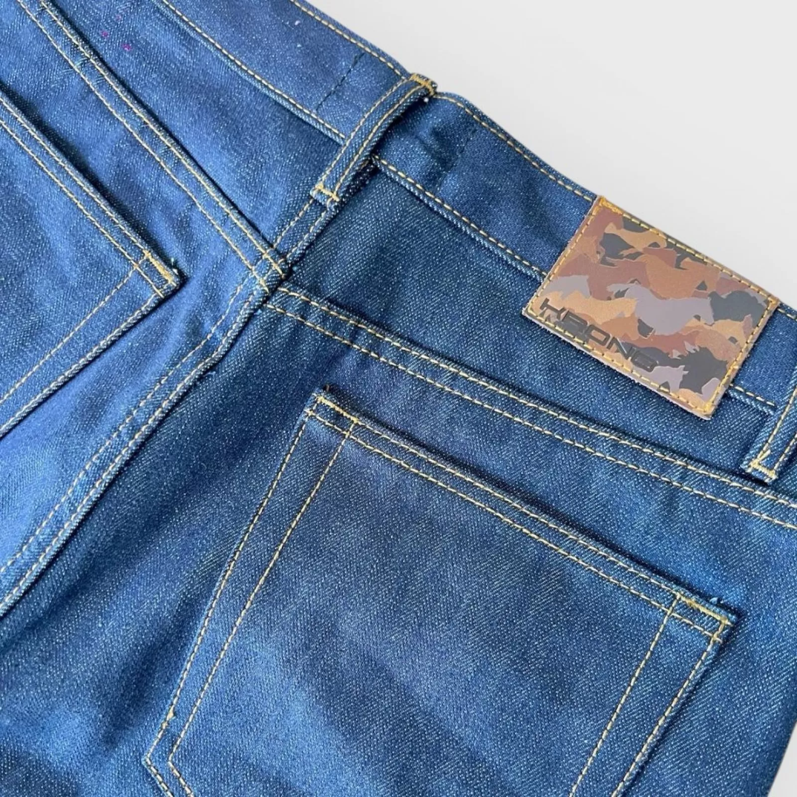 Straight Blue Stretch Selvedge Jeans Straight Blue Stretch Selvedge Jeans