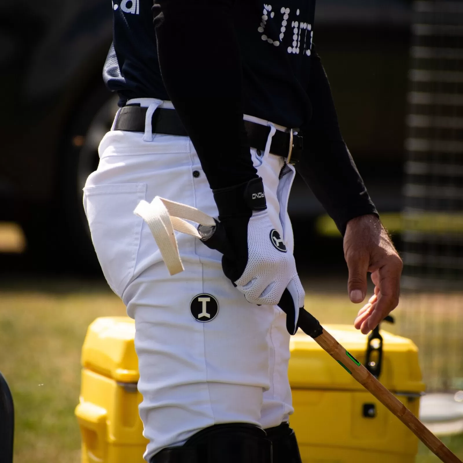 Men White Polo Trousers Men White Polo Trousers