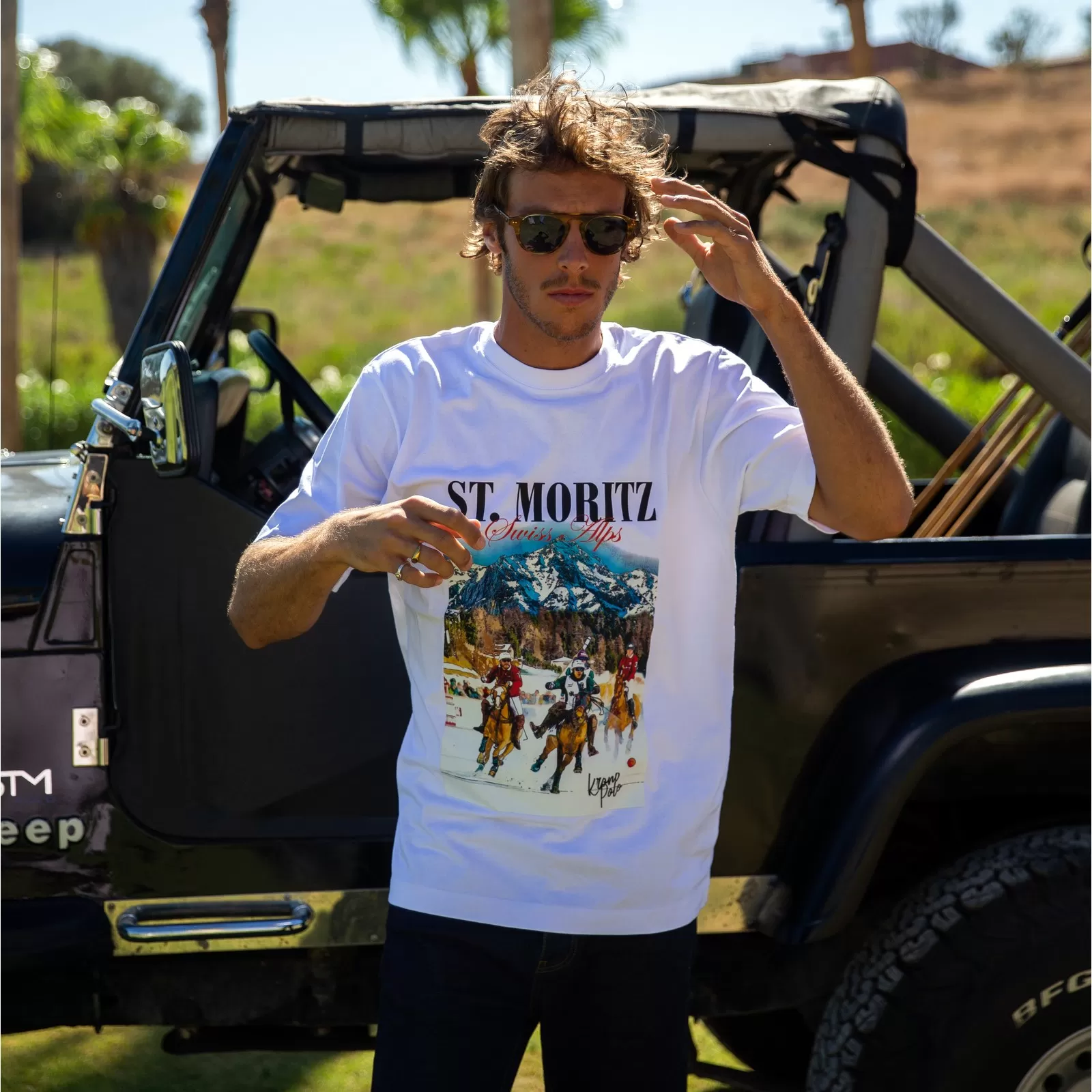 St Moritz Snow Polo T-Shirt St Moritz Snow Polo T-Shirt