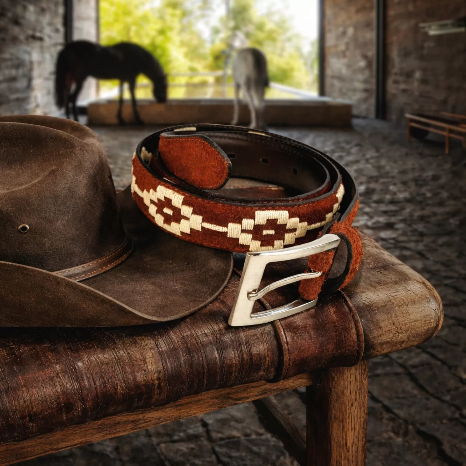 The Polo Belt "Suede Gaucho" The Polo Belt "Suede Gaucho"