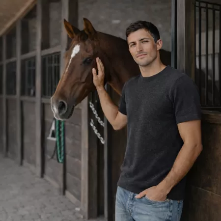 Cashmere T-Shirt Grey