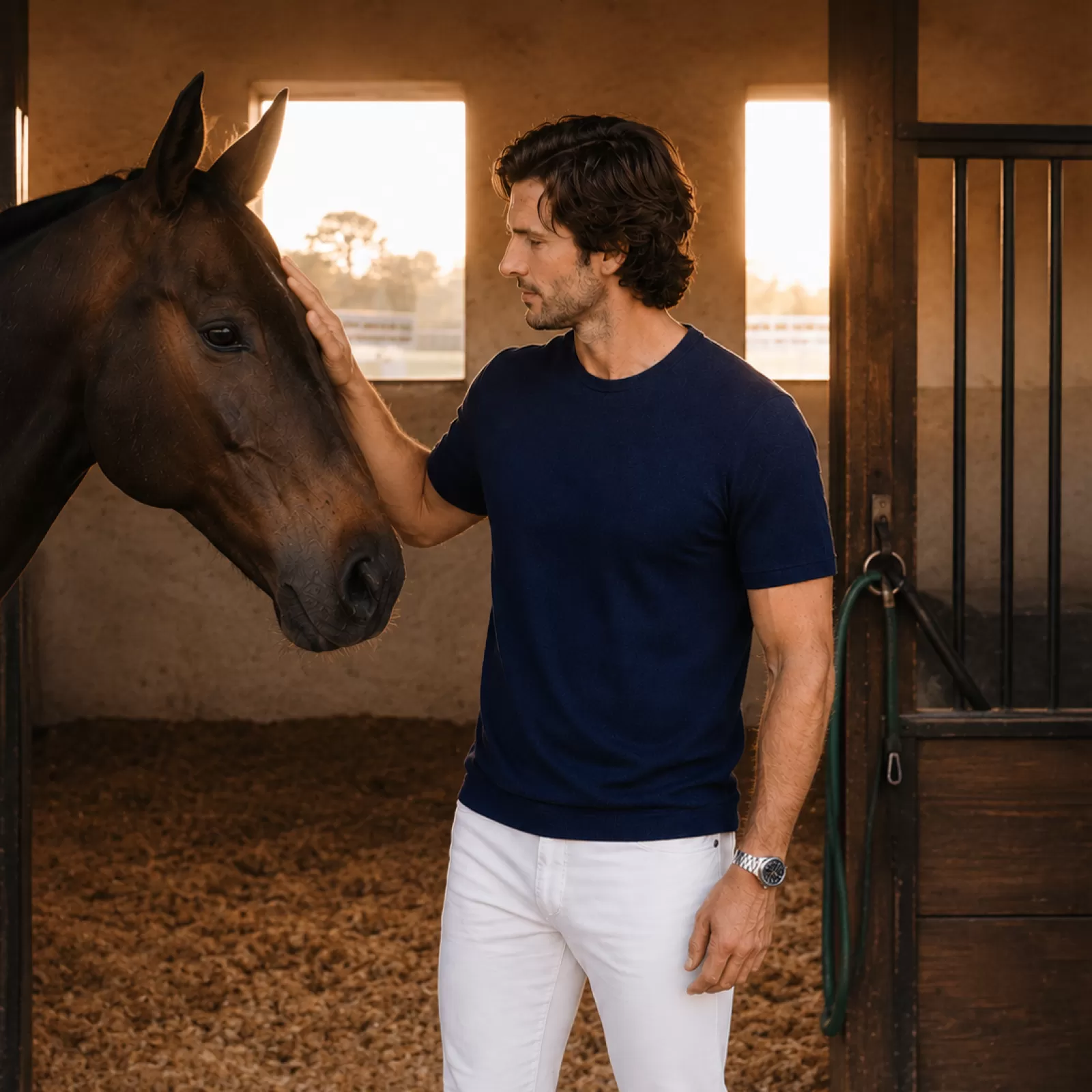Cashmere T-Shirt Blue Cashmere T-Shirt Blue