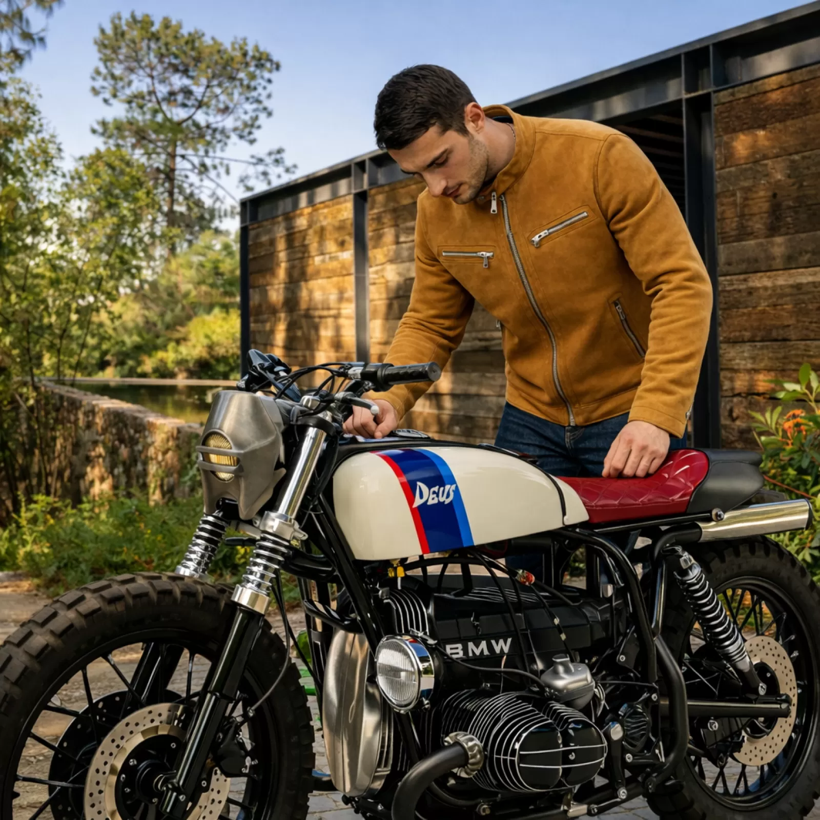 Suede Blouson Jacket Suede Blouson Jacket