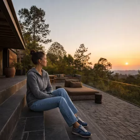 Cashmere Zip Hoodie Grey