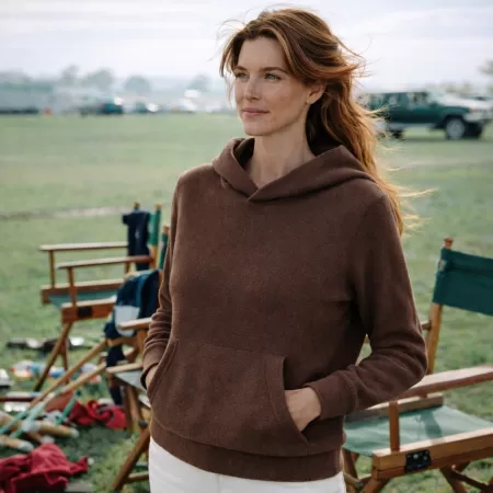 Cashmere Chukka Hoodie Brown