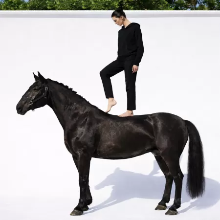 Cashmere Chukka Hoodie Black