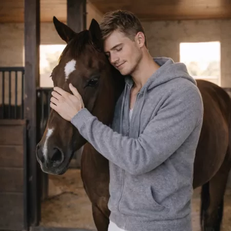 Cashmere Zip Hoodie Grey Cashmere Zip Hoodie Grey